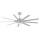 Odyn Custom Matte White Fan Motor, Blades Sold Separately