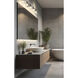 Belle 5 Light 42 inch Matte Black Bath Vanity Light Wall Light