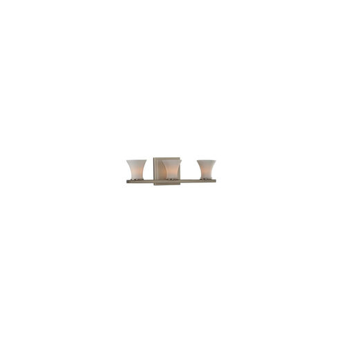 Morro Bay 3 Light 15 inch Satin Nickel Vanity Light Wall Light