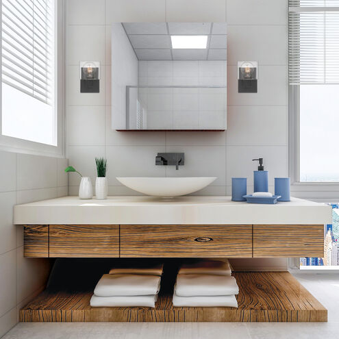 Vibrato 1 Light 5.25 inch Matte Black Wall Sconce Wall Light