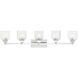 Aragon 5 Light 42 inch Polished Chrome Vanity Sconce Wall Light