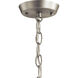 Kennewick 3 Light 20 inch Brushed Nickel Chandelier 1 Tier Medium Ceiling Light