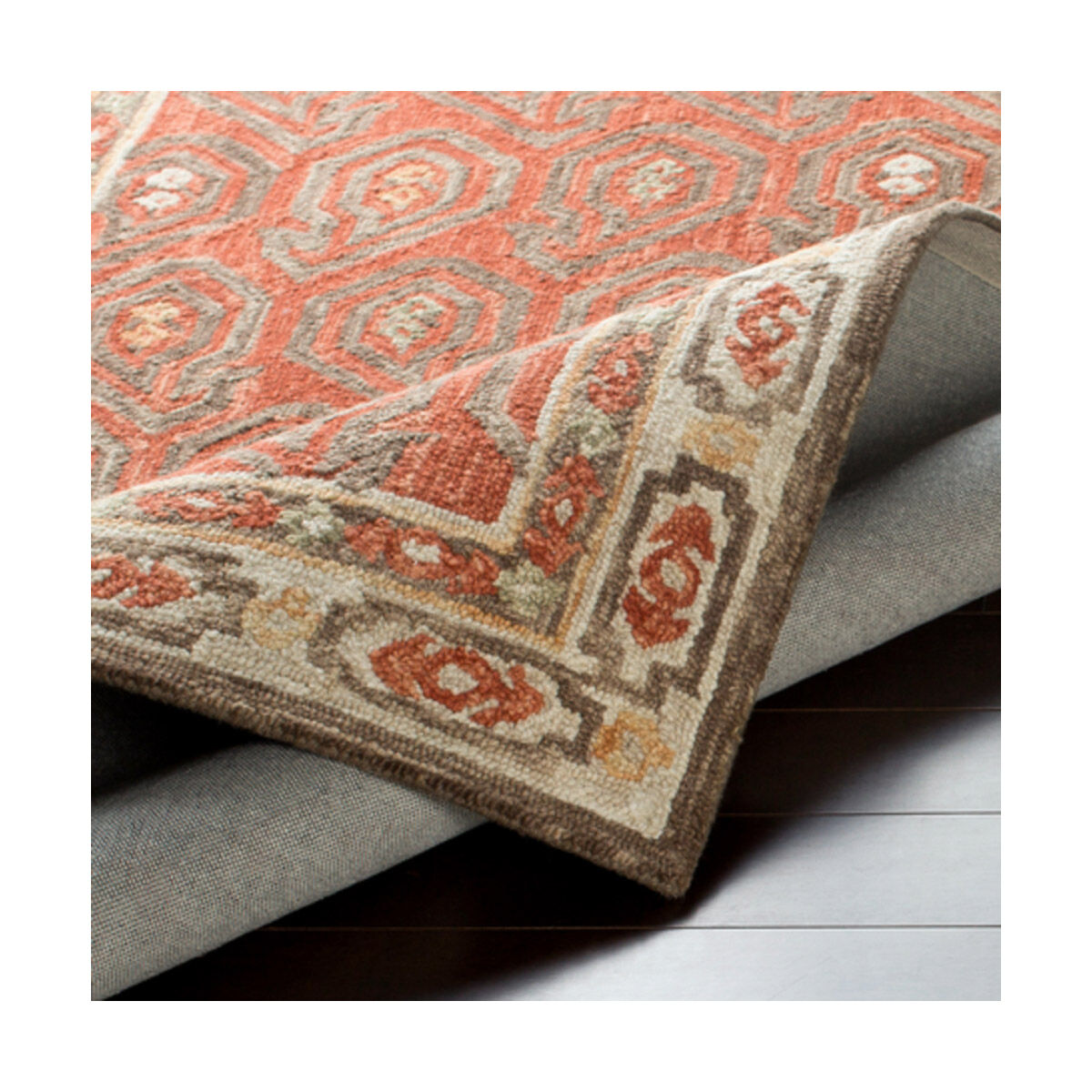 Bonifate 36 X 24 inch Clay/Camel/Cream/Tan/Wheat Rugs, Rectangle