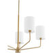Harmony 5 Light 25 inch Aged Brass Chandelier Ceiling Light