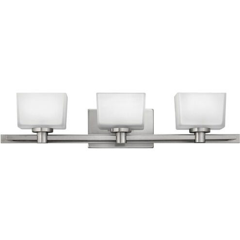 Taylor 3 Light 27.5 inch Brushed Nickel Vanity Light Wall Light