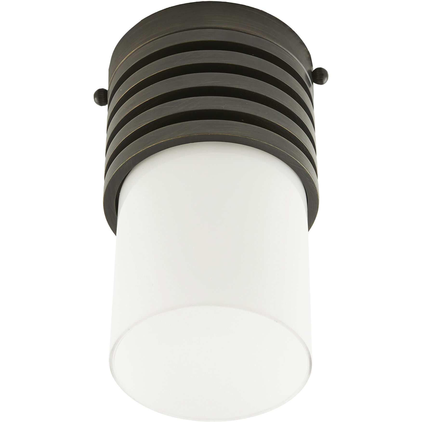 Rune 1 Light 5 inch English Bronze Flush Mount Ceiling Light