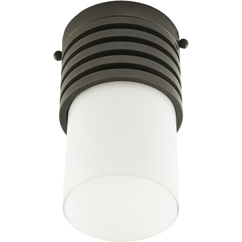 Rune 1 Light 5 inch English Bronze Flush Mount Ceiling Light