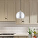 Allison 1 Light 10 inch Brushed Aluminum Mini Pendant Ceiling Light