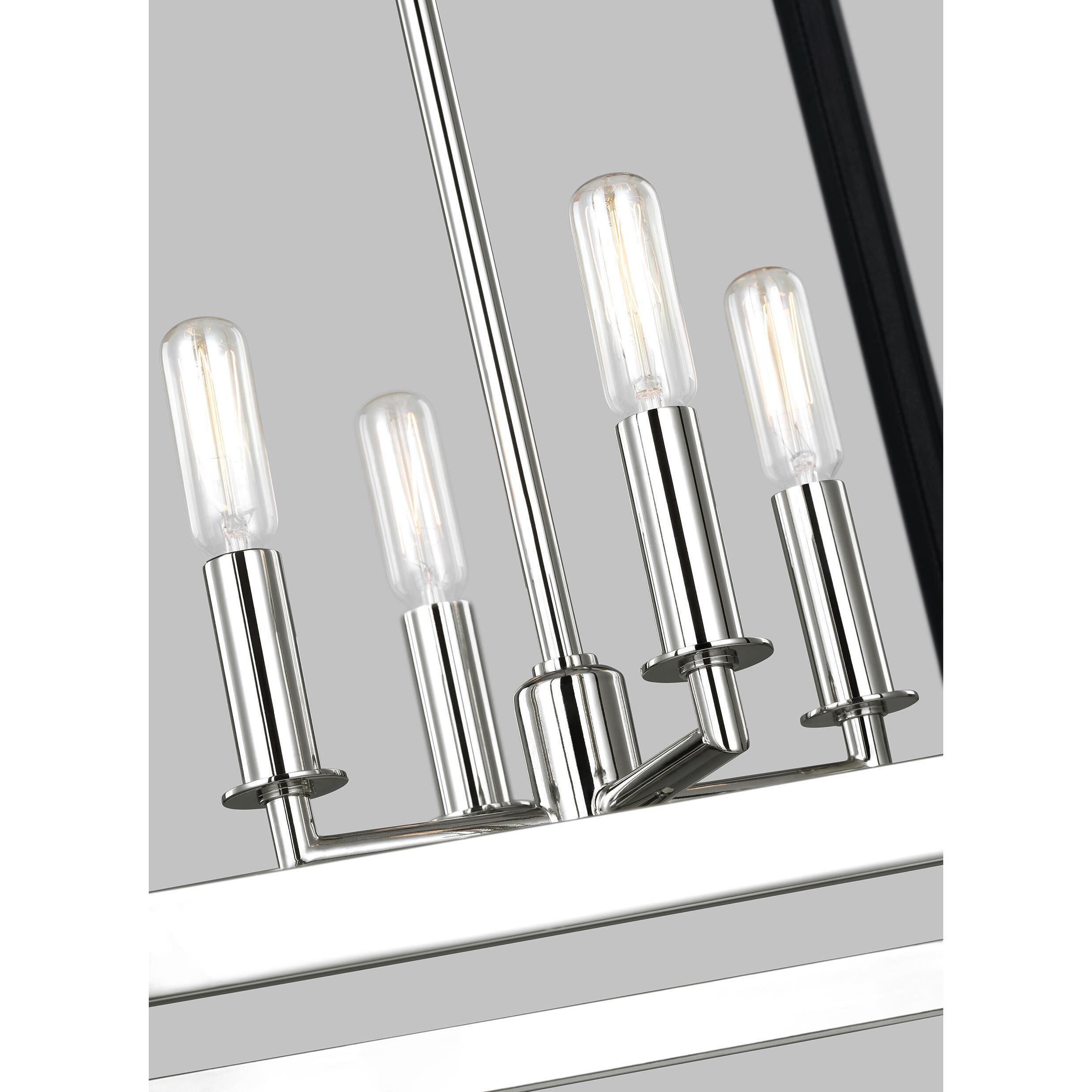 Hadley 4 Light 15.75 inch Polished Nickel Pendant Ceiling Light