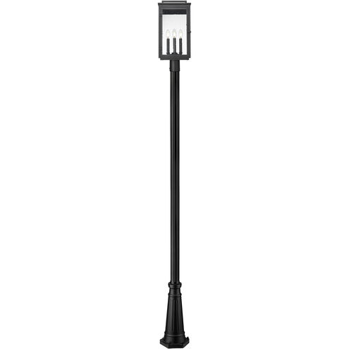 Hartwell 4 Light 116.75 inch Sand Black Outdoor Post Mounted Fixture