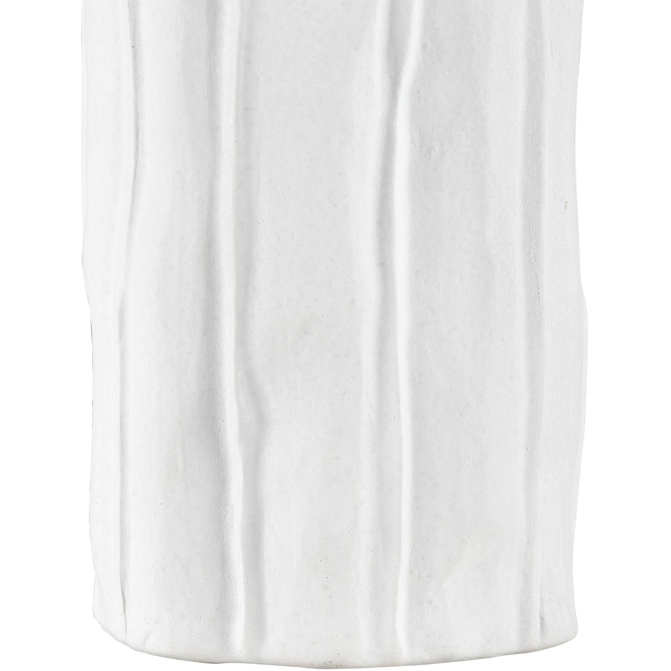 Clark 11.75 X 3.25 inch Vase in Matte White