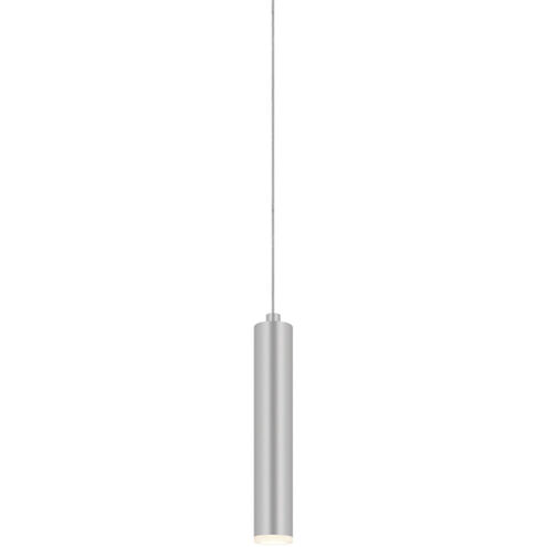 Micro Tube LED 2 inch Bright Satin Aluminum Pendant Ceiling Light