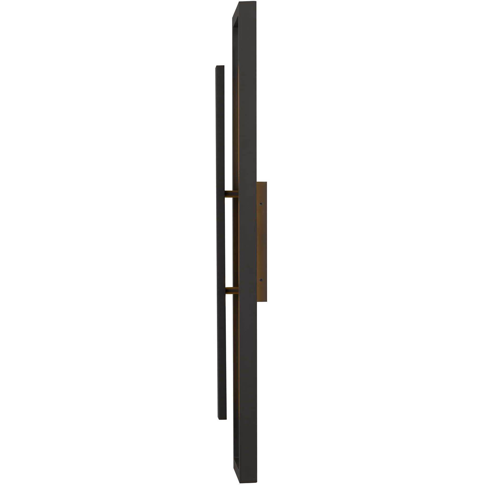 Panels LED 32.25 inch Dark Bronze Outdoor Wall Sconce