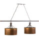 Hill Country 1 Light Zinc and Darkened Bronze Pendant Ceiling Light