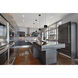 Oxford Pendant Ceiling Light in Black, with Heat Sink