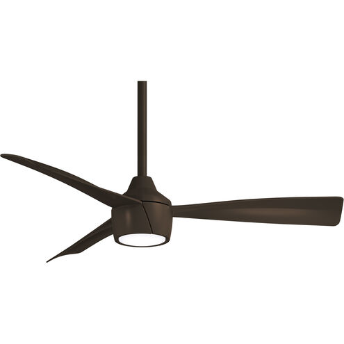 Skinnie 44 44 inch Oil Rubbed Bronze Ceiling Fan, Outdoor