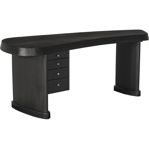 Augustus 81 X 32 inch Charcoal Black Desk
