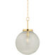 Falls Mills 1 Light 16 inch Aged Brass Pendant Ceiling Light