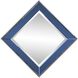 Square Devon 24 X 24 inch Blue Mirror