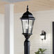 Madison 1 Light 22 inch Black Outdoor Post Lantern