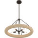 Aeris 5 Light 24 inch Dark Bronze Pendant Ceiling Light