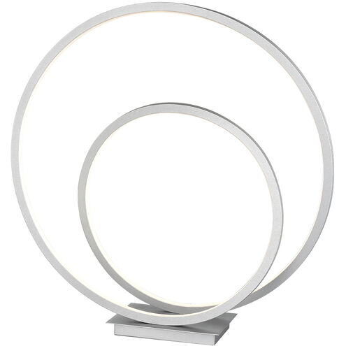 Twist 20 inch 29.50 watt Brass Desk Lamp Portable Light in Antique Silver