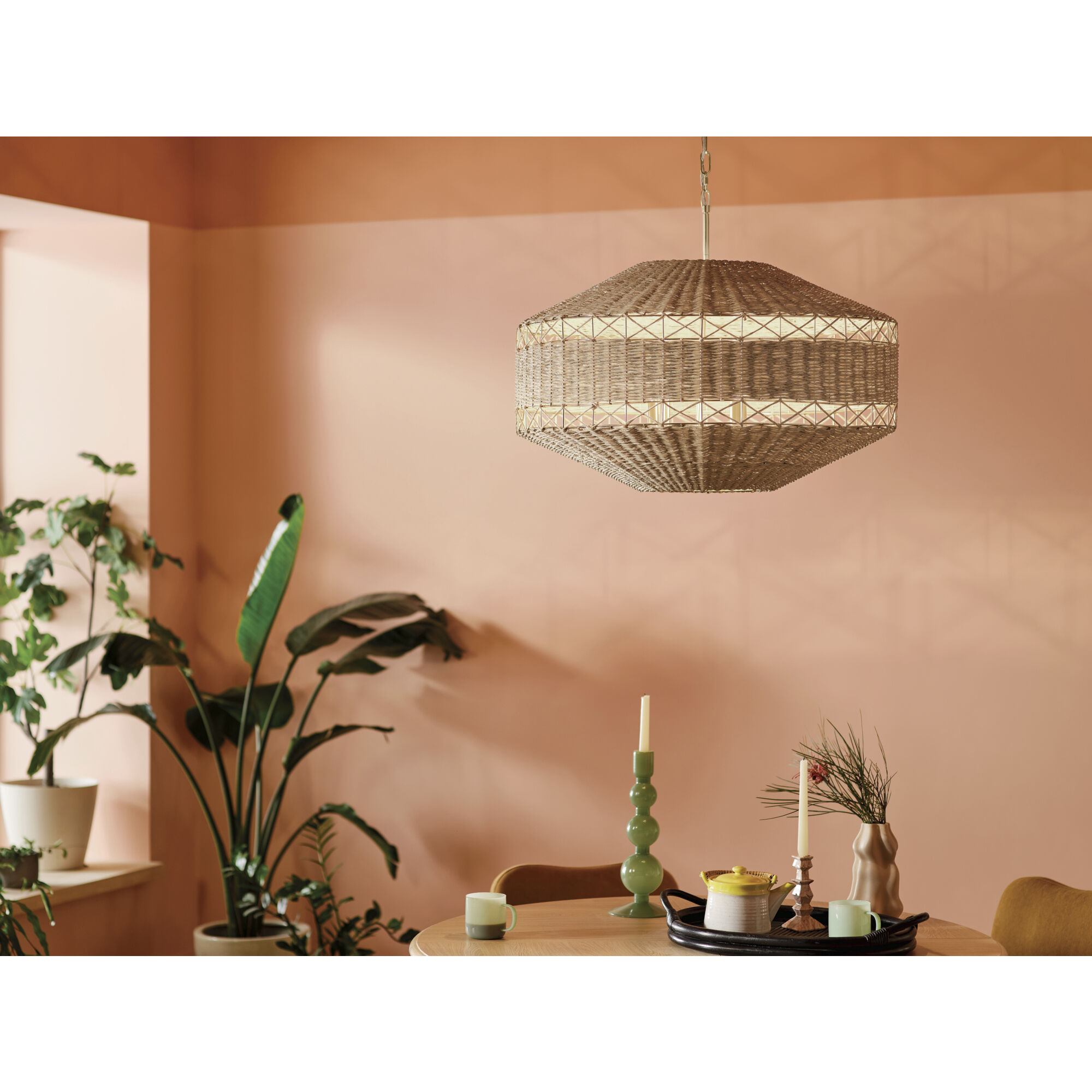 Lulo 4 Light Champagne Bronze Pendant Ceiling Light