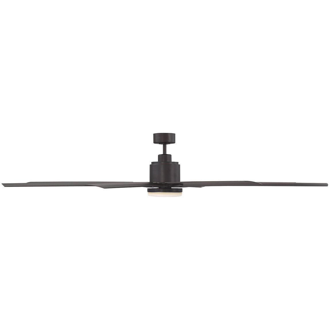Modern 72 inch Oil Rubbed Bronze with Silver Blades Outdoor Ceiling Fan