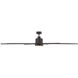 Modern 72 inch Oil Rubbed Bronze with Silver Blades Outdoor Ceiling Fan