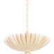 Whitfield 4 Light 24 inch Cream Plaster Chandelier Ceiling Light