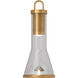 Sean Lavin Kandella 13.5 inch 2.2 watt Natural Brass Outdoor Rechargeable Table Lamp