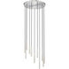 Forest LED 24 inch Brushed Nickel Chandelier Ceiling Light
