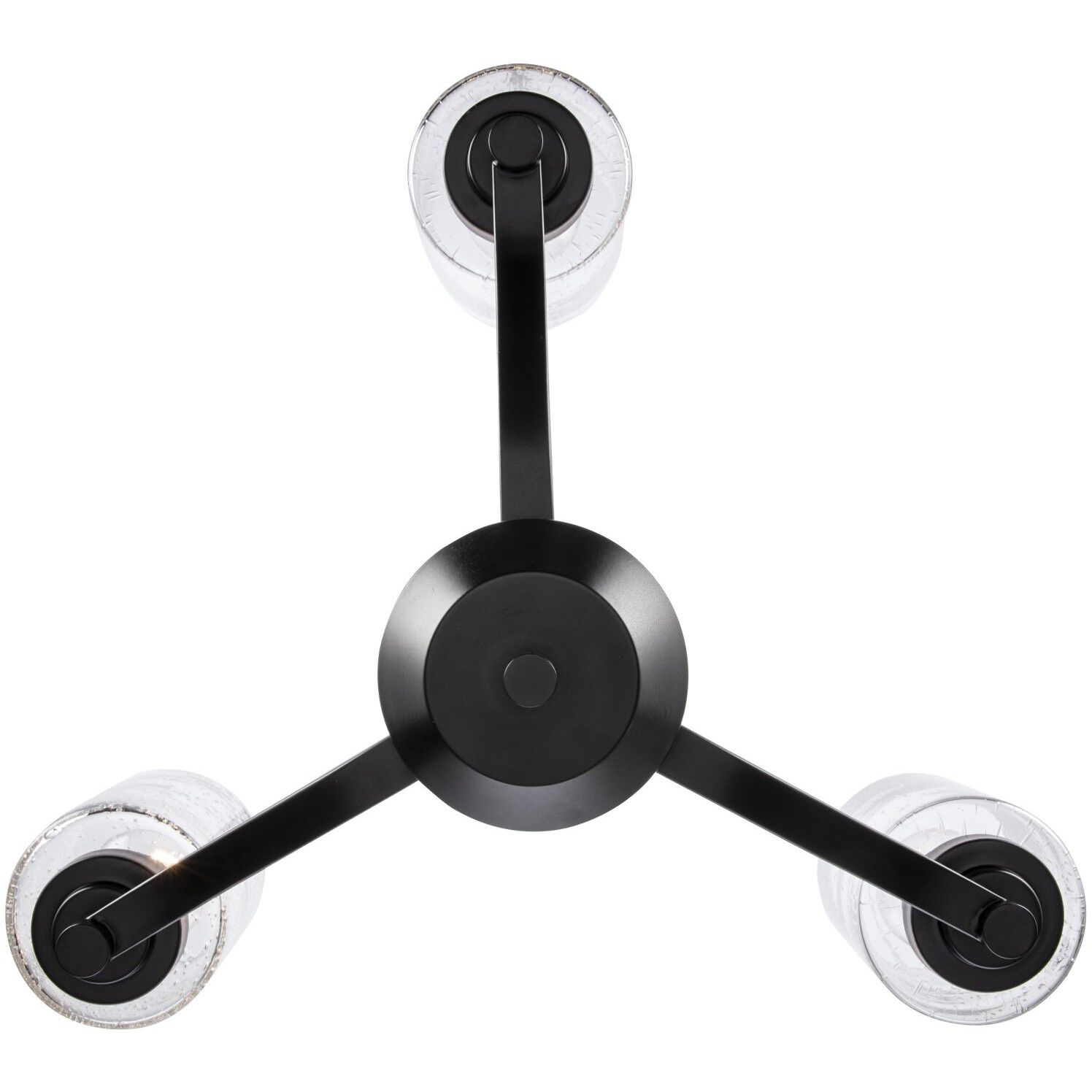 Mod Pod 3 Light 20.5 inch Black Chandelier Ceiling Light