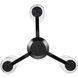 Mod Pod 3 Light 21 inch Black Chandelier Ceiling Light