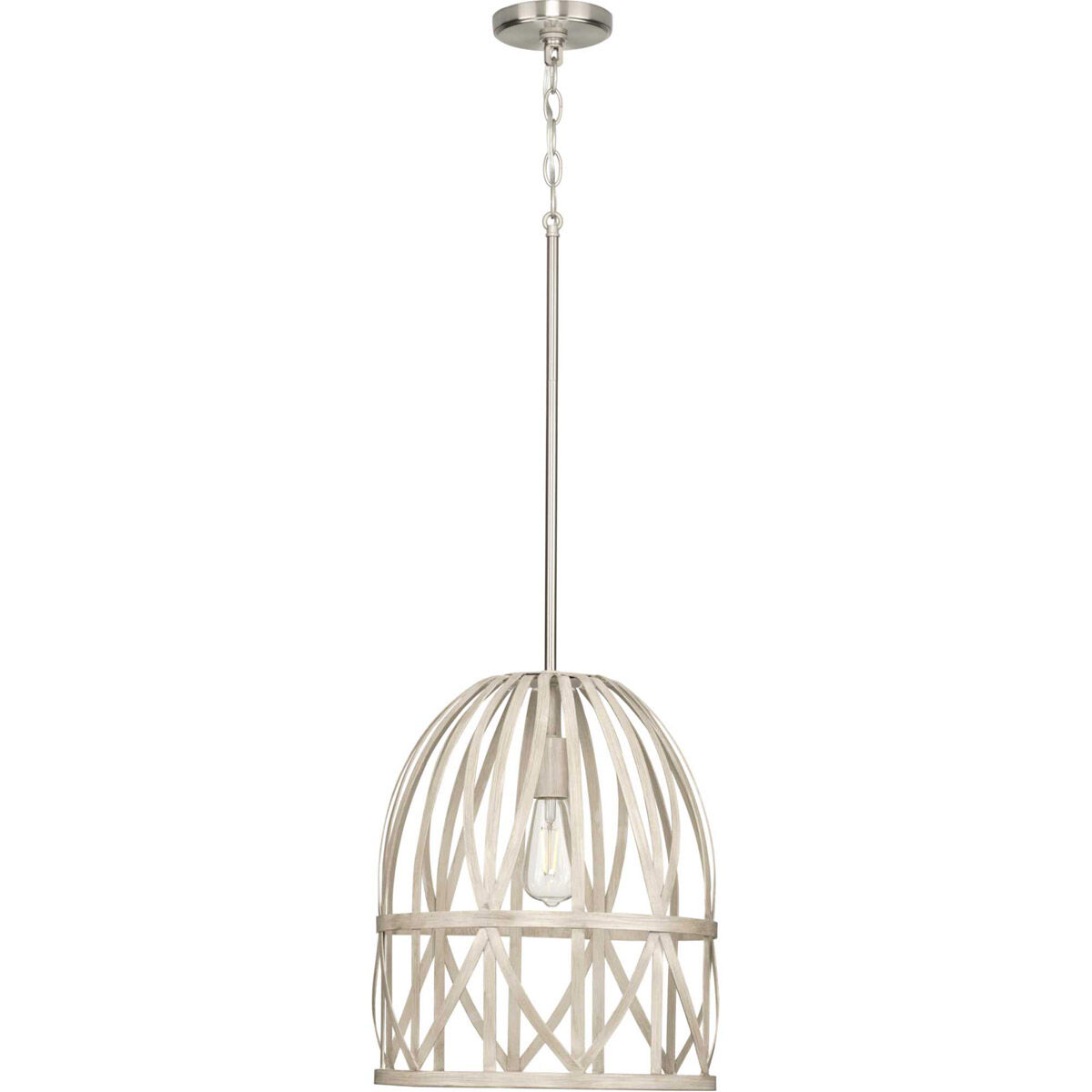 Chastain 1 Light 14 inch Bleached Oak Pendant Ceiling Light