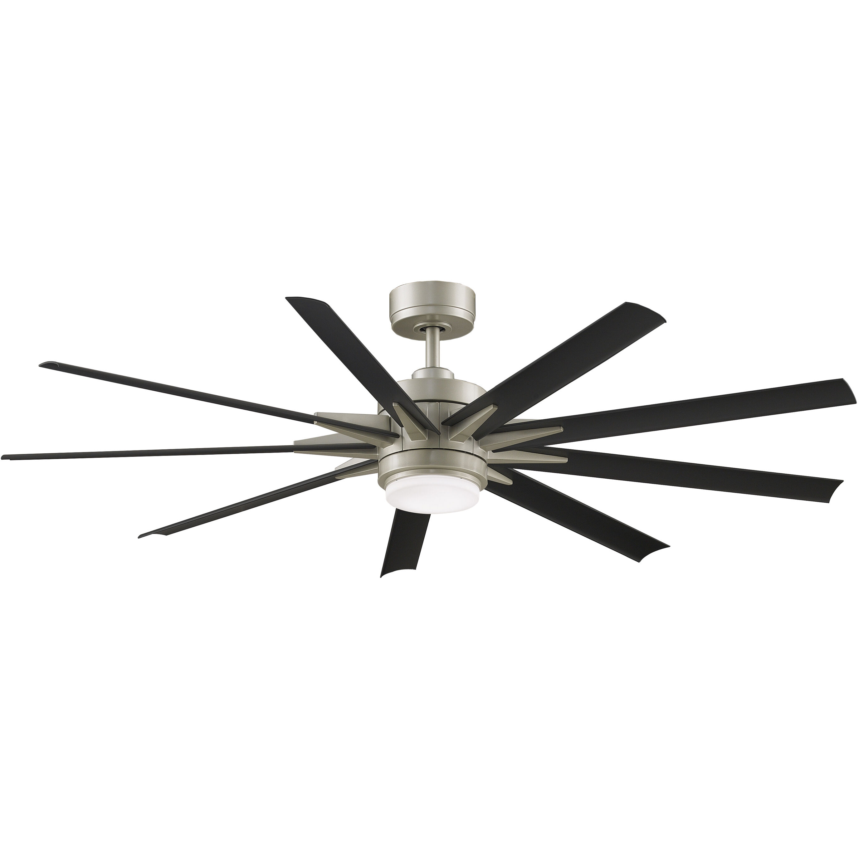 Odyn Custom 8.27 inch Brushed Nickel Fan Motor Only, Blades Sold Separately
