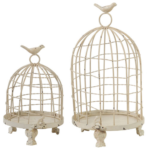 Stella Cream Outdoor Decorative Birdcage