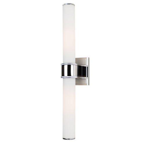 Mill Valley 2 Light 4.5 inch Polished Nickel Bath and Vanity Wall Light