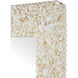 Turbinella 48.25 X 32.5 inch Natural Mirror