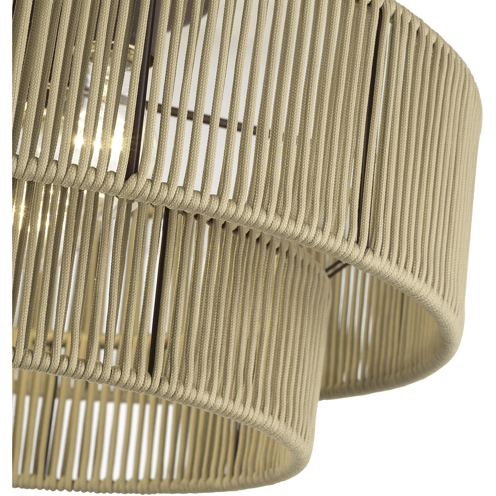 Acordia 3 Light 18 inch English Bronze Semi Flush Mount Ceiling Light, Large