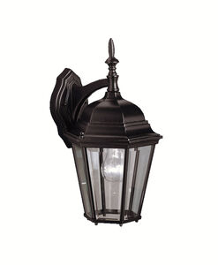 Madison 1 Light 17 inch Black Outdoor Wall, Large