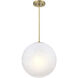 Pixie LED 14 inch Brushed Gold Pendant Ceiling Light
