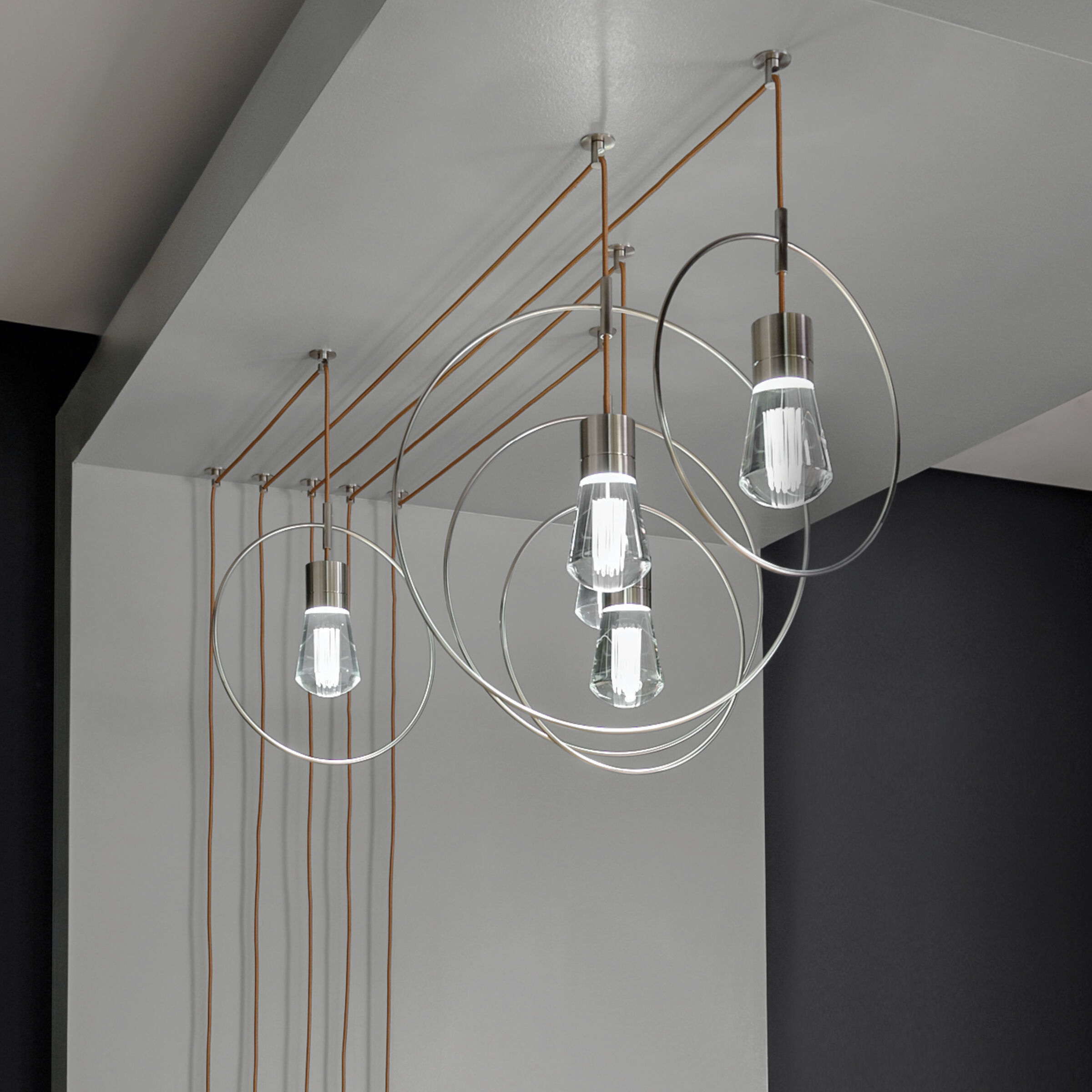 Sean Lavin Alva LED 3.6 inch Satin Nickel Pendant Ceiling Light