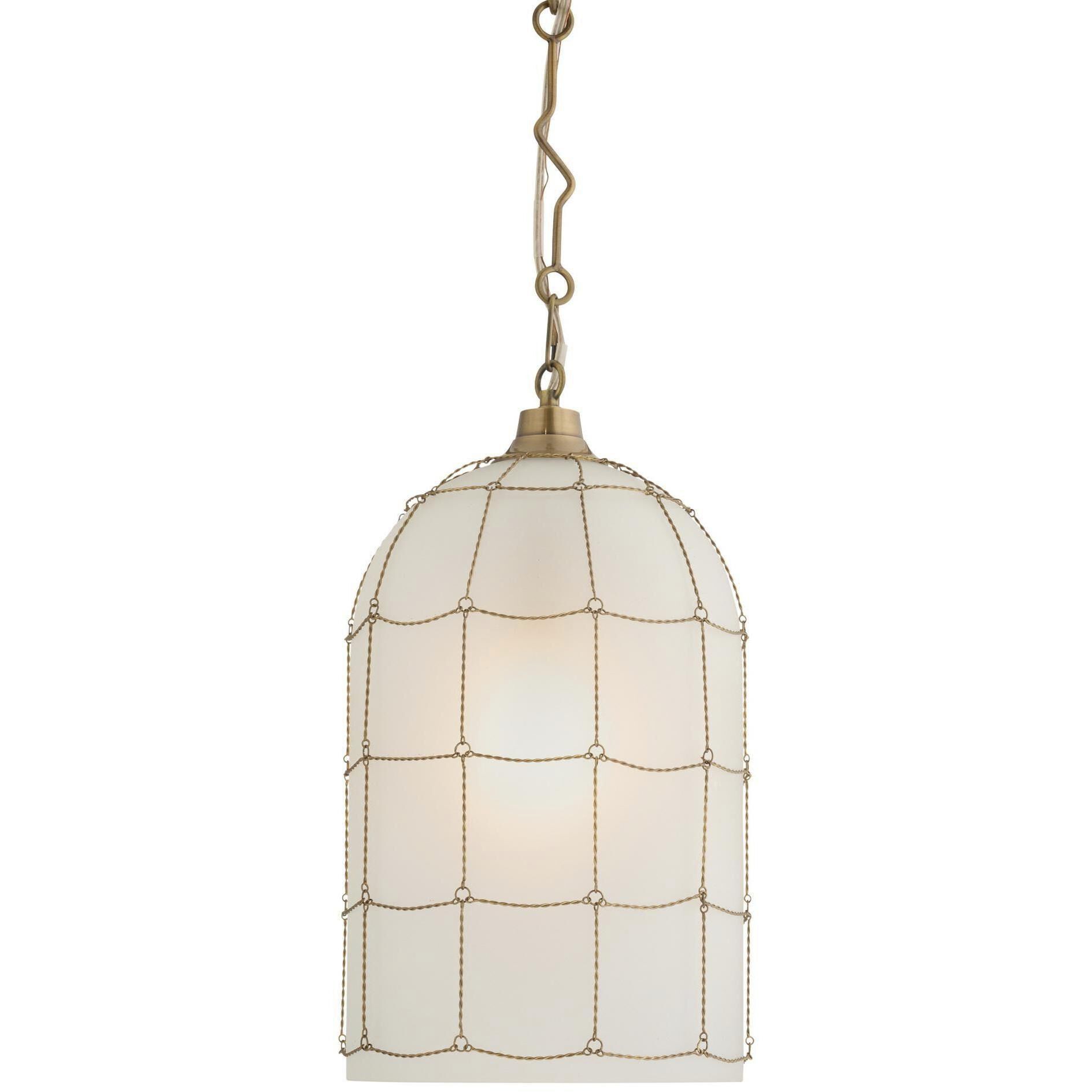 Jordan 1 Light 10 inch Antique Brass Pendant Ceiling Light
