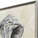 Broken Shells Gray and Beige and Brown and Neutral Framed Art
