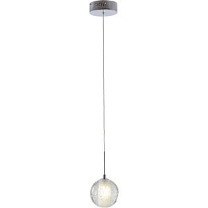 Canada 1 Light 3 inch Chrome Single Pendant Lighting Ceiling Light