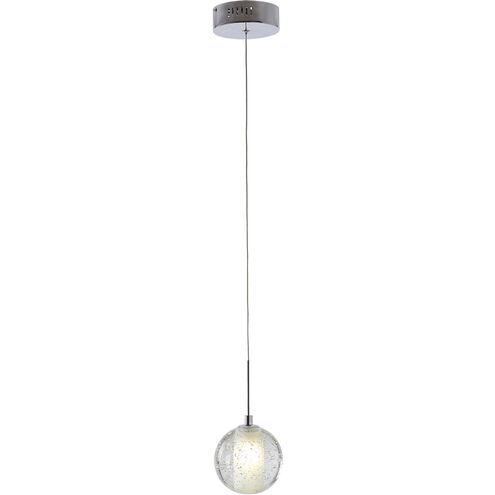 Canada 1 Light 3 inch Chrome Single Pendant Lighting Ceiling Light