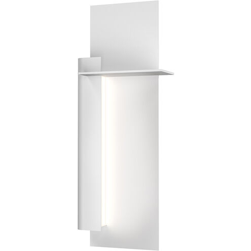 Backgate LED 8 inch Textured White ADA Sconce Wall Light
