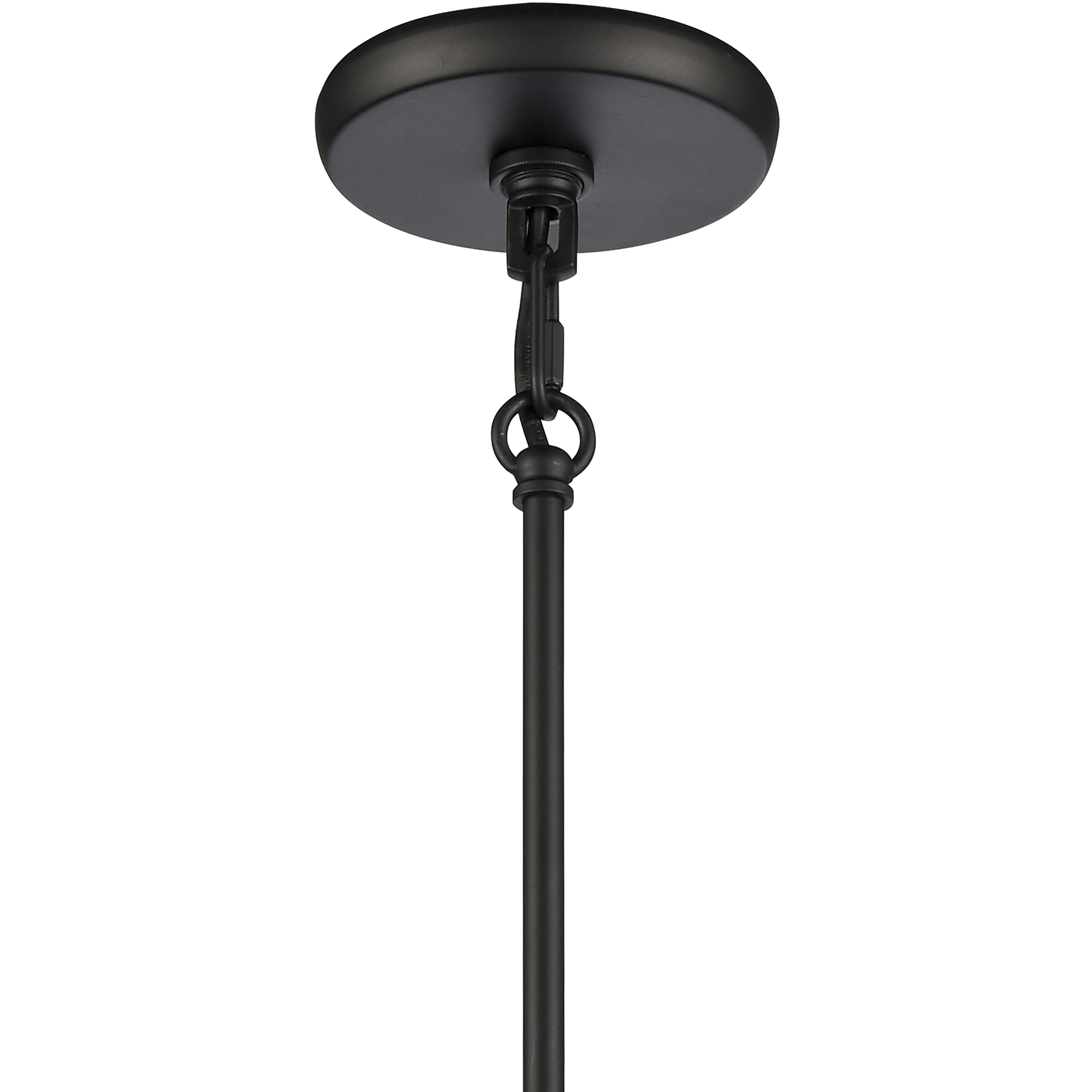 Current 1 Light 8 inch Matte Black Pendant Ceiling Light