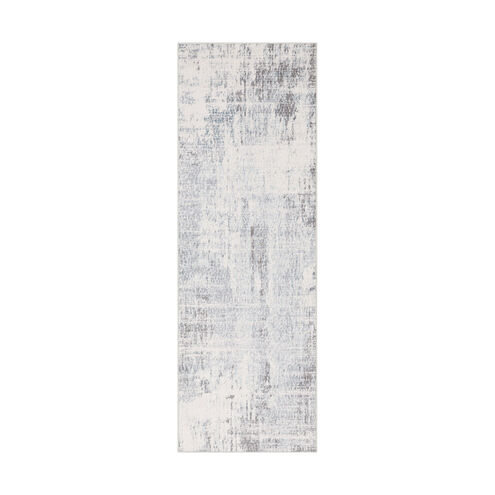 Genesis 35 X 24 inch Silver Gray/White/Pale Blue/Medium Gray/Denim Rugs in 2 x 3, Rectangle
